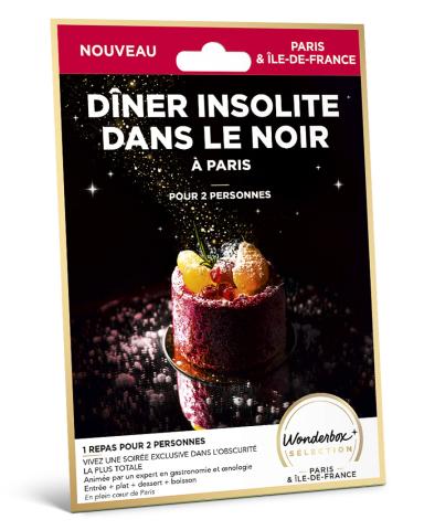Dîner insolite dans le noir à Paris