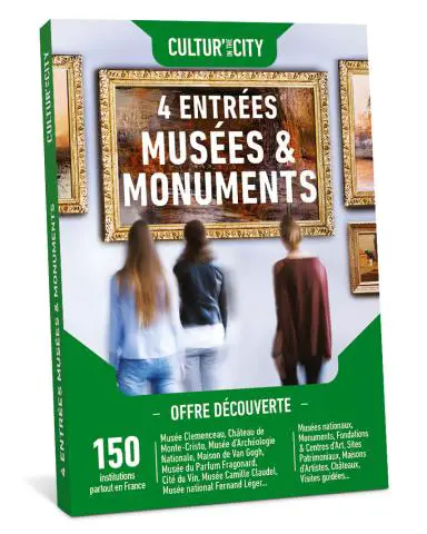 Musées et Monuments - 4 Entrées