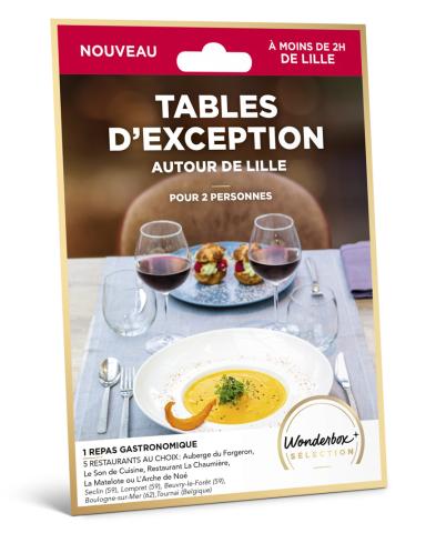 Tables d'exception - autour de Lille