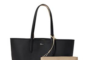 Lacoste Femme Nf2142aa sac épaule, Noir Krema, Taille unique EU