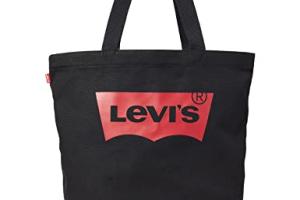 Levi's Femme Batwing W TOTE BAG, Noir (Noir Regular Black), 39x14x30 cm (W x H L) EU