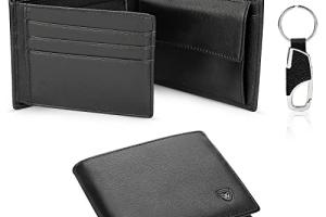 wilbest® Portefeuilles Homme Noir, Noir , A