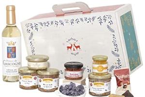 COLIS GOURMANDS - Panier Garni - Coffret Gourmand À Offrir - Panier gourmand - Idéal pour Cadeau Fête des Mères, Fête des Pères, Anniversaire, Noël, Retraite - Panier Garni - Valisette du Terroir