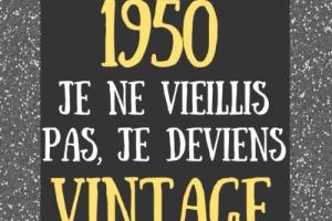 Fabriqué en 1950: Le livre d'or Original de mon Anniversaire 70 ans à personnaliser félicitations et photos de vos invités , Cadeau et déco à Offrir ... ou parents , thème décoration argenté