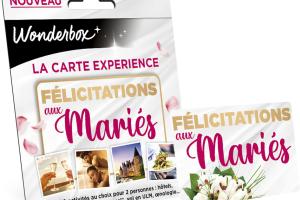 Carte Expérience Félicitations aux mariés