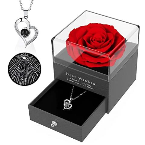 Rose Eternelle Idées de cadeaux pour fête des mères, Cadeau Anniversaire Saint Valentin Mariage Fete des Meres pour Femme Maman, Anniversaire Cadeaux romantiques pour Elle ,Cadeau Femme (Rose rouge) Rose Eternelle Idées de cadeaux pour fête des mères, Cadeau Anniversaire Saint Valentin Mariage Fete des Meres pour Femme Maman, Anniversaire Cadeaux romantiques pour Elle ,Cadeau Femme (Rose rouge)