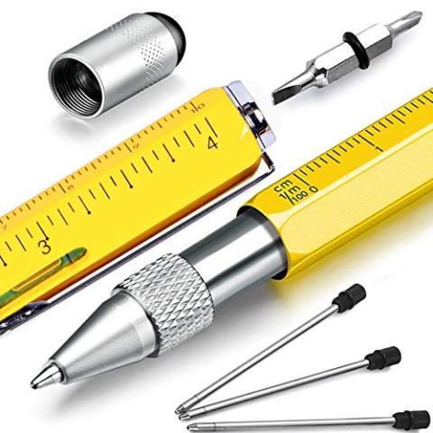 Cadeau Homme - hongred Stylo Multifonction Cadeau Fete des Peres Gadget Cadeau Maitresse D'école Cadeau Grand Pere, Cadeau Anniversaire Homme, Femme Cadeau Homme - hongred Stylo Multifonction Cadeau Fete des Peres Gadget Cadeau Maitresse D'école Cadeau Grand Pere, Cadeau Anniversaire Homme, Femme