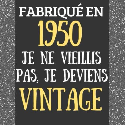 Fabriqué en 1950: Le livre d'or Original de mon Anniversaire 70 ans à personnaliser félicitations et photos de vos invités , Cadeau et déco à Offrir ... ou parents , thème décoration argenté Fabriqué en 1950: Le livre d'or Original de mon Anniversaire 70 ans à personnaliser félicitations et photos de vos invités , Cadeau et déco à Offrir ... ou parents , thème décoration argenté