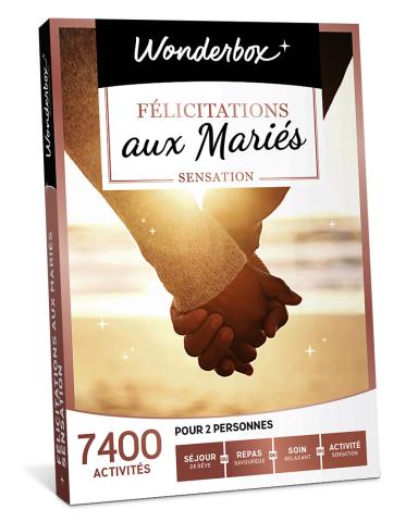 Félicitations aux mariés Sensation