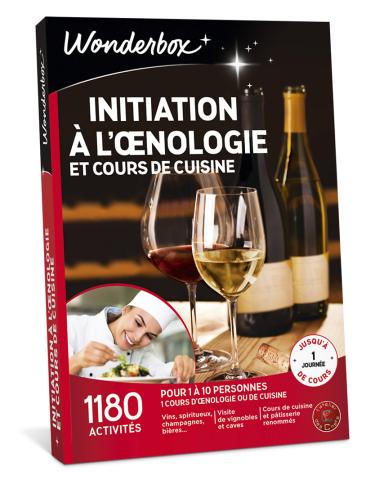 Initiation à l'œnologie et cours de cuisine