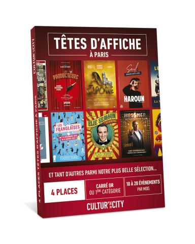Têtes d'affiche à Paris - 4 Places